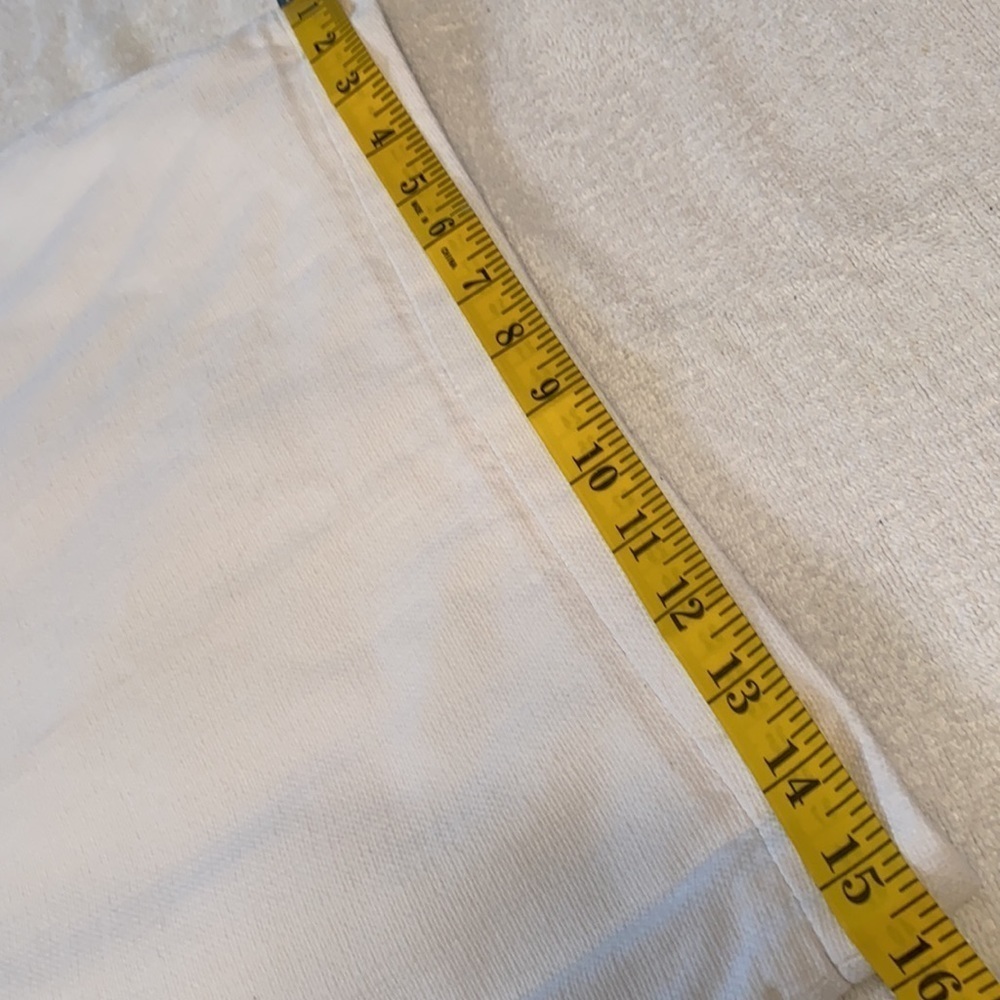 J. Crew skirt straight fit embroidered embellishments at bottom fully lined Sz 8 - Picture 3 of 10